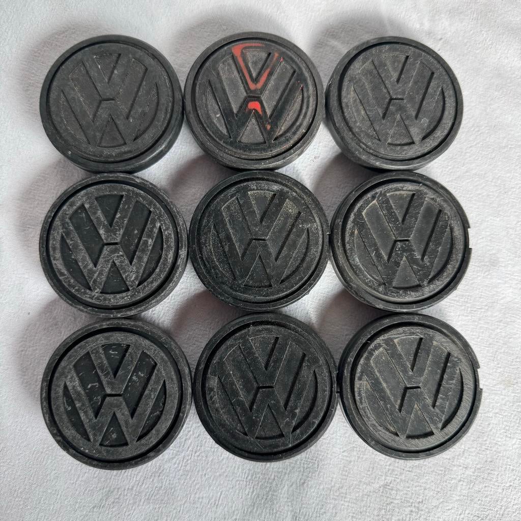 VW centercaps / 58mm, Ophalen of Verzenden, Gebruikt