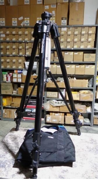 MANFROTTO super professioneel fotostatief MK2, Gebruikt, 175 cm of meer, Met balhoofd, Ophalen of Verzenden