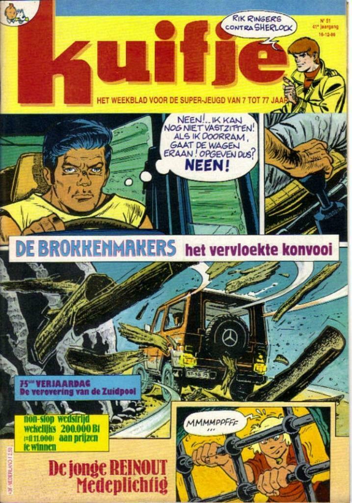 Weekblad Kuifje van 16-12-1986 , 41ste Jaargang, Nummer 51, Boeken, Gelezen, Europa, Ophalen of Verzenden, Meerdere comics