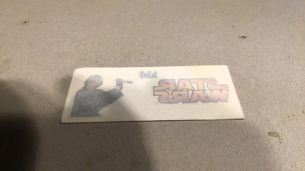 Sticker Star Wars (f1), Ophalen of Verzenden, Zo goed als nieuw, Film, Tv of Omroep