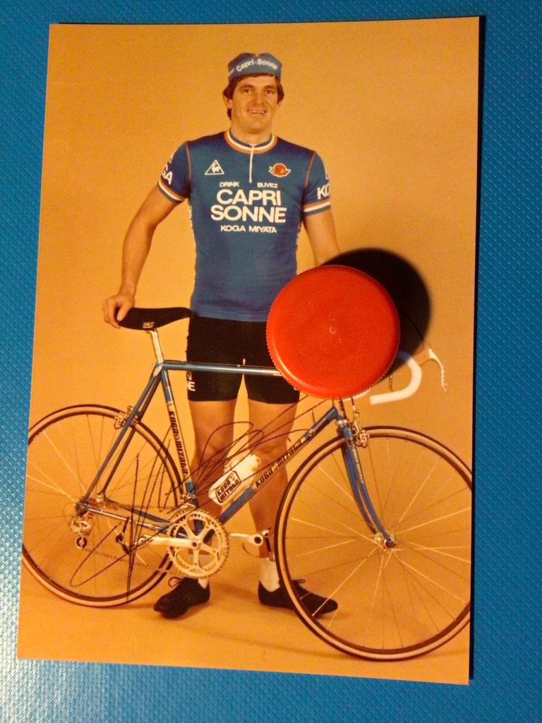 wielerfoto team capri sonne  koga miyata marc demeyer, Verzenden, Zo goed als nieuw