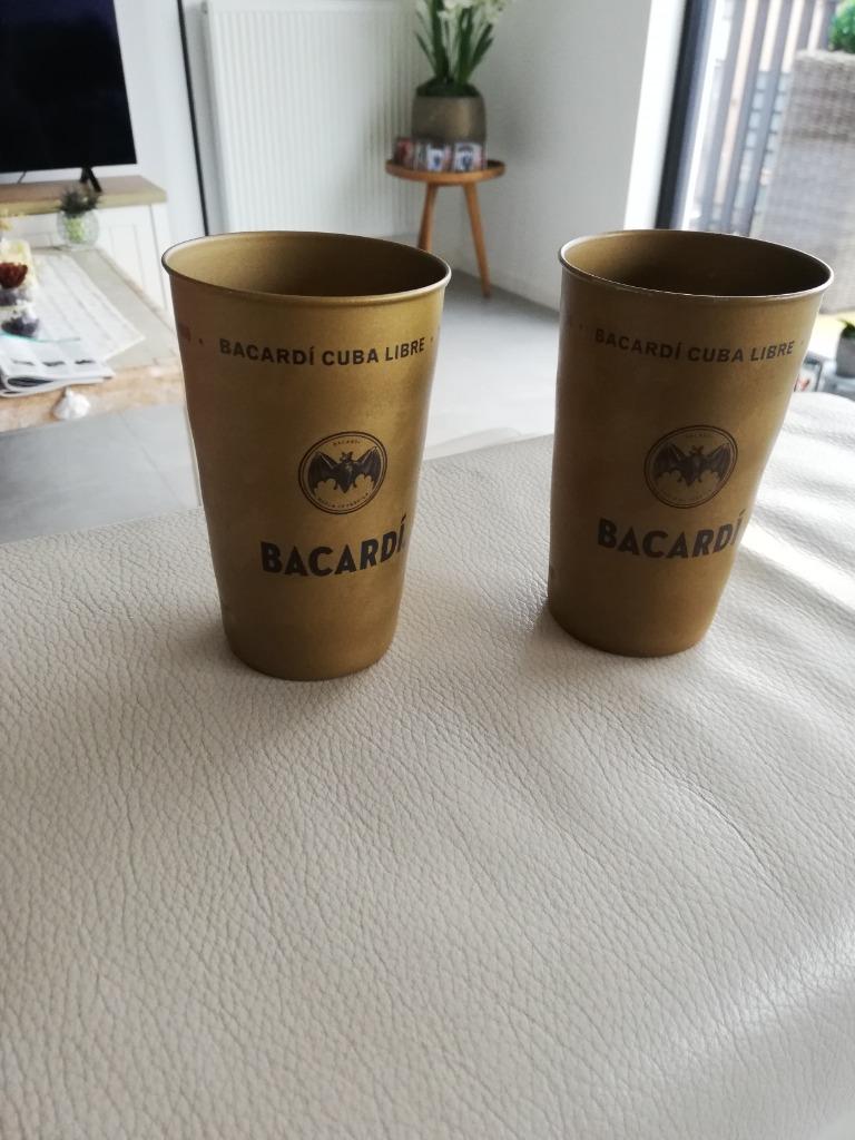 2 drank bekers van merk bacardi, Ophalen, Nieuw, Borrel- of Shotglas