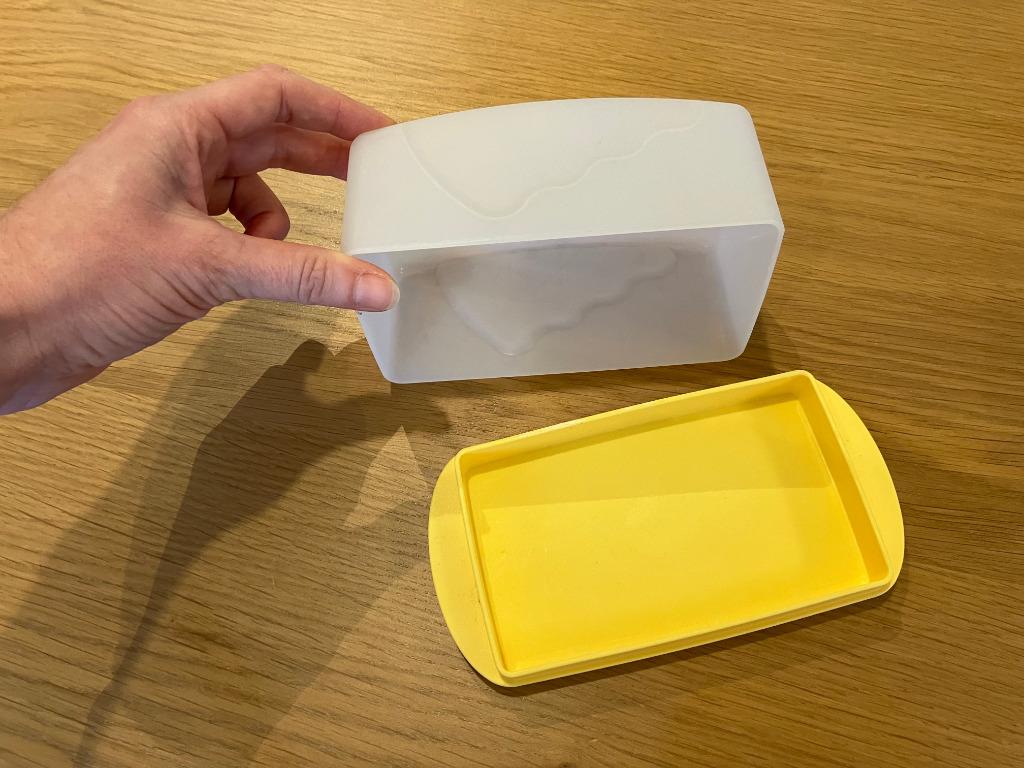 Tupperware botervloot, Huis en Inrichting, Ophalen, Zo goed als nieuw, Geel, Bak of Kom