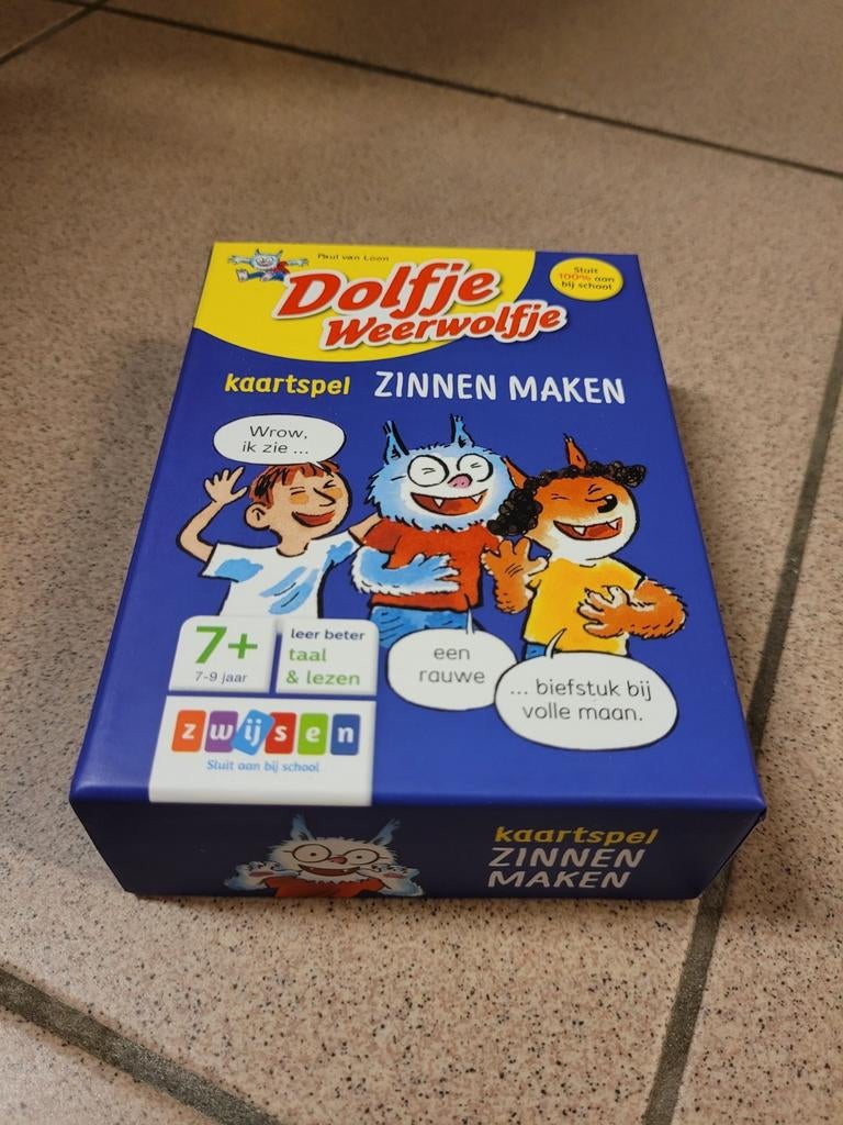 Dolfje weerwolfje kaartspel - zinnen maken, Enlèvement ou Envoi, Comme neuf