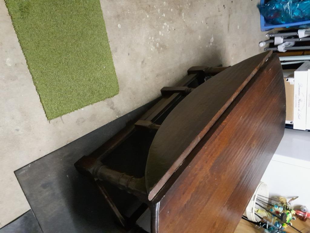 Table de salon, Enlèvement, Utilisé, 50 à 100 cm, Chêne