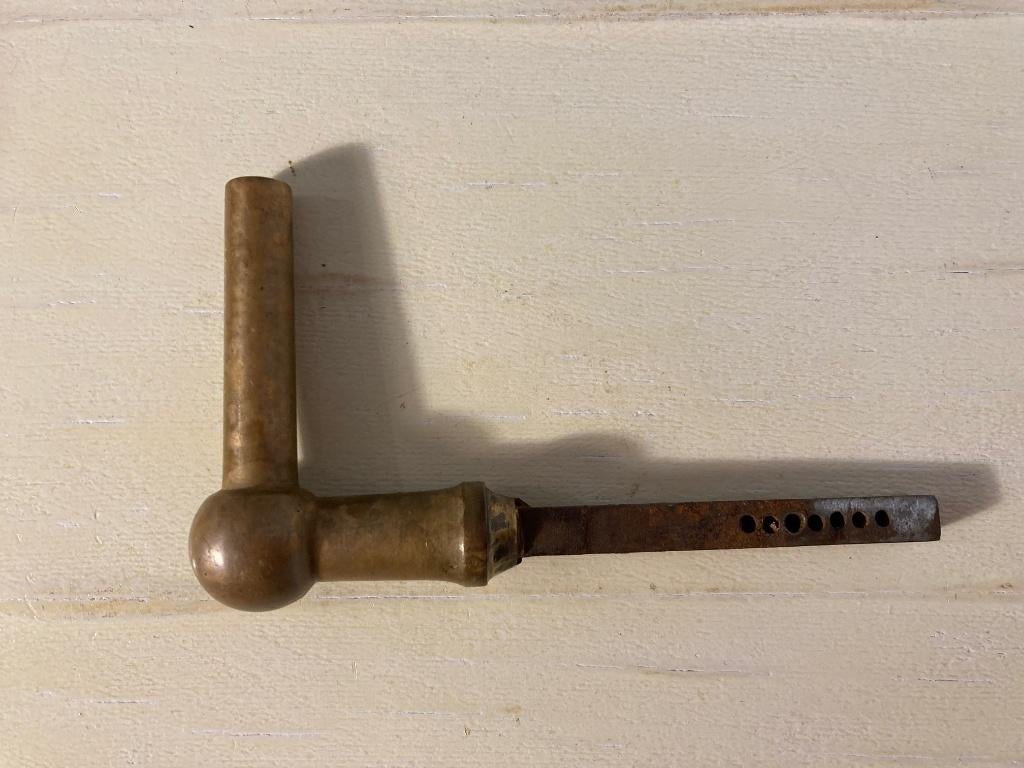 Koperen deurkruk 80 g deurklink deurbeslag, Doe-het-zelf en Bouw, Hang- en Sluitwerk, Gebruikt, Klink of Kruk, Koper of Messing