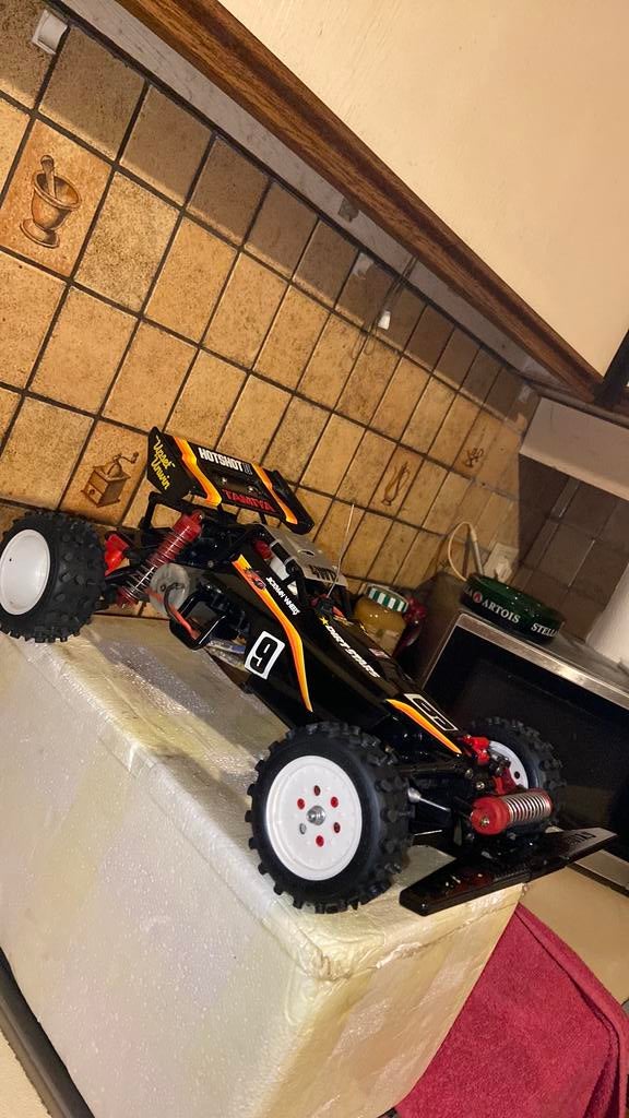 RC VINTAGE Tamiya HOTSHOT II, Elektro, Auto offroad, Ophalen of Verzenden, Zo goed als nieuw