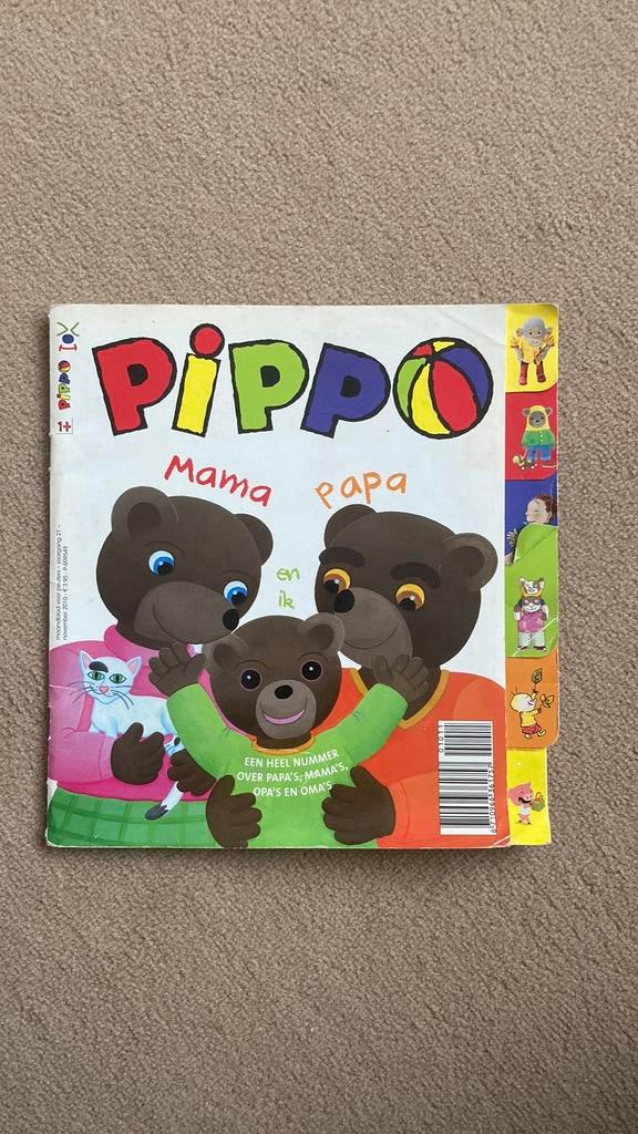 Pippo mama, papa en ik, Boeken, Ophalen, Gelezen, Uitklap-, Voel- of Ontdekboek, 1 tot 2 jaar