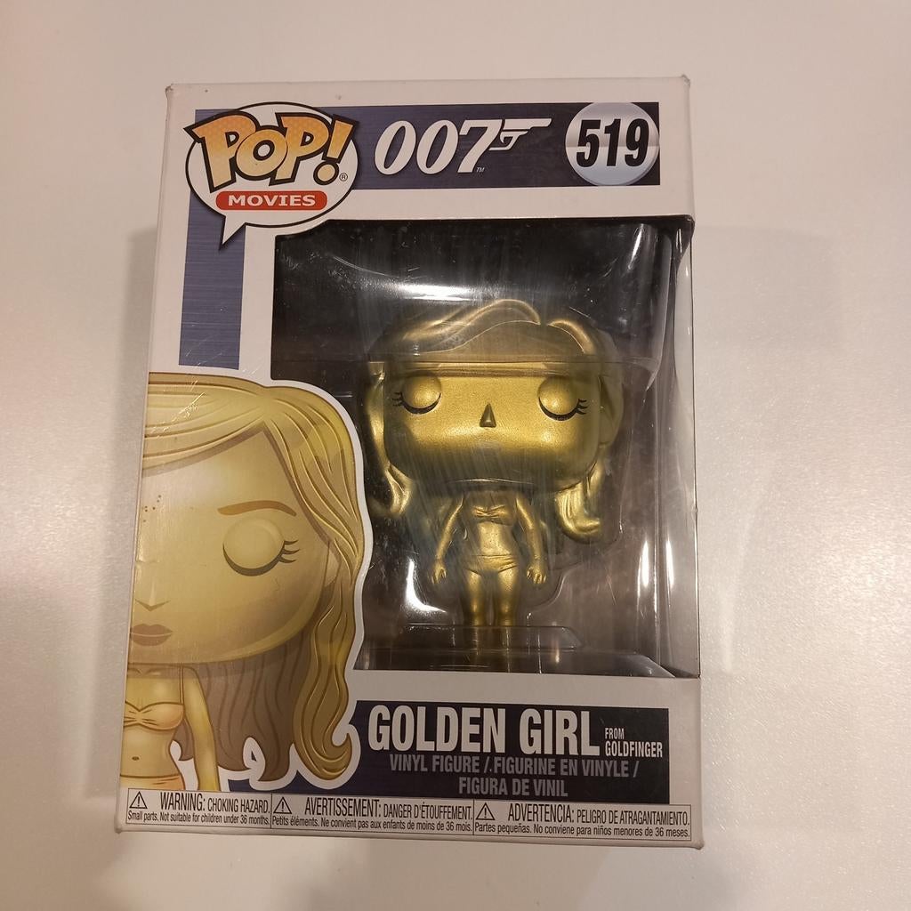 Funko pop 007 fille dorée nr519, Enlèvement ou Envoi, Comme neuf