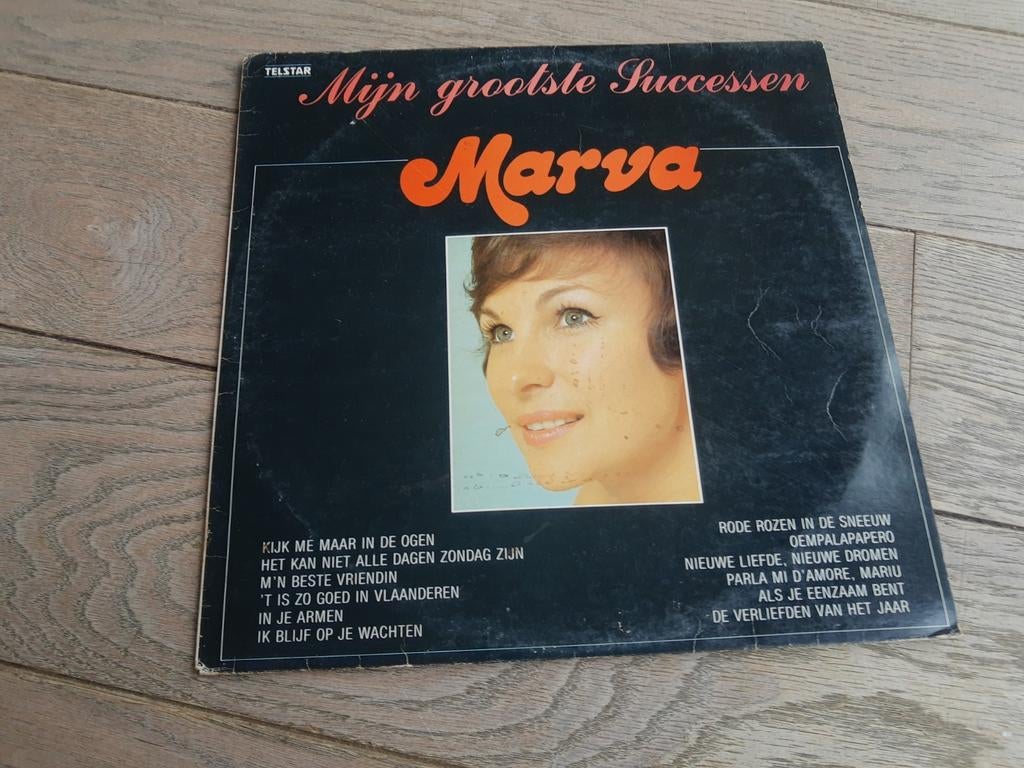 Lp : Marva, Cd's en Dvd's, Vinyl | Nederlandstalig, Ophalen of Verzenden, Zo goed als nieuw