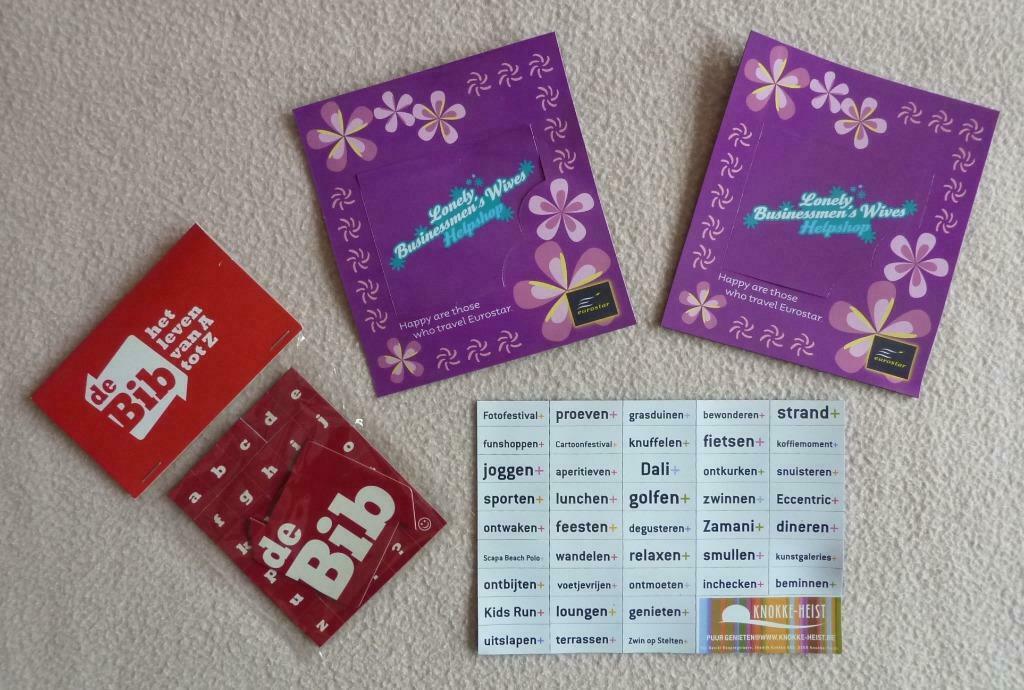 4 magneetvellen stickers voor frigo, Ophalen of Verzenden, Nieuw, Bedrijf of Vereniging