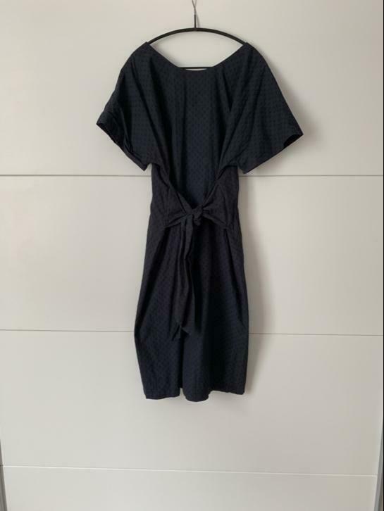 Mooie blauwe wikkeljurk Ginger, Kleding | Dames, Maat 38/40 (M), Blauw, Ophalen of Verzenden, Zo goed als nieuw
