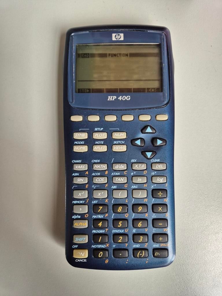HP 40G Hewlett Packard, Enlèvement ou Envoi, Calculatrices graphique, Utilisé