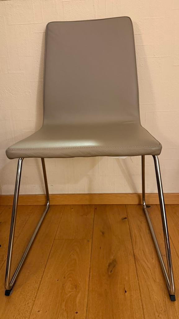 2 chaises ergonomiques Ikea Lillanäs en cuir beige, Autres couleurs, Comme neuf, Deux, Enlèvement