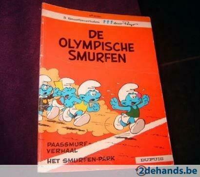 [327]strip de smurfen: de olympische smurfen nr 11, Boeken, Ophalen of Verzenden, Gelezen