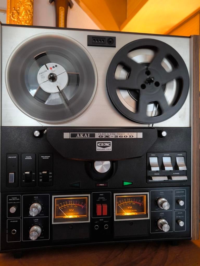 AKAI GX-260D VINTAGE bandrecorder,, Audio, Tv en Foto, Bandrecorder, Ophalen
