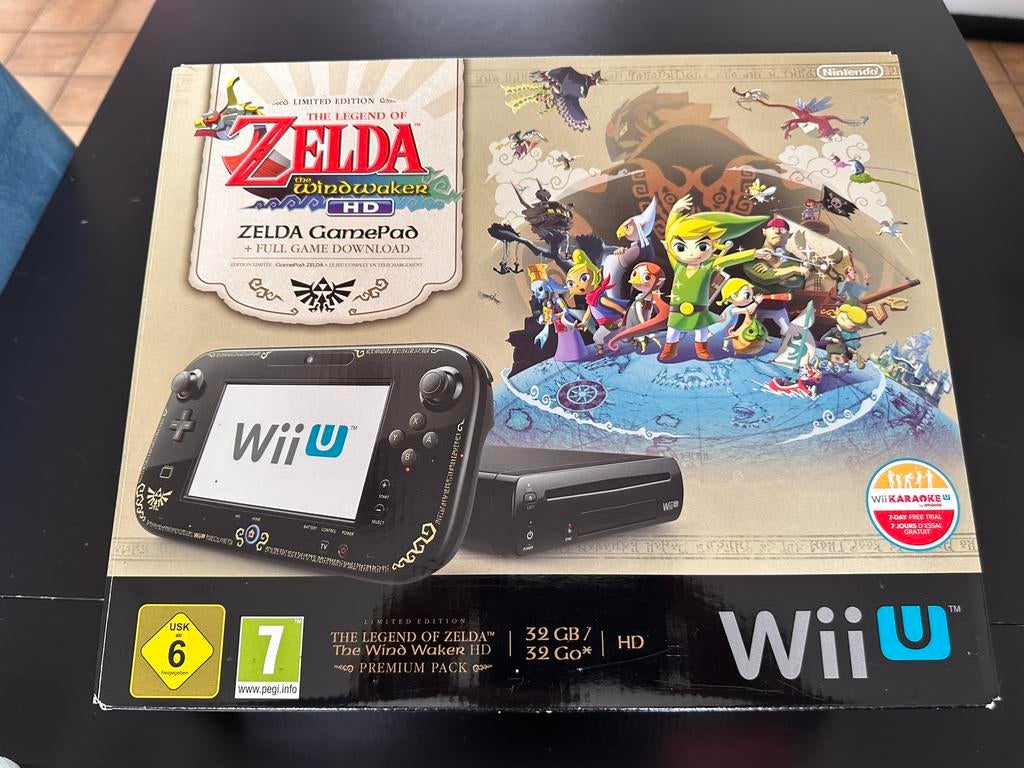 Wii U zelda edition, Enlèvement ou Envoi, Utilisé, Noir