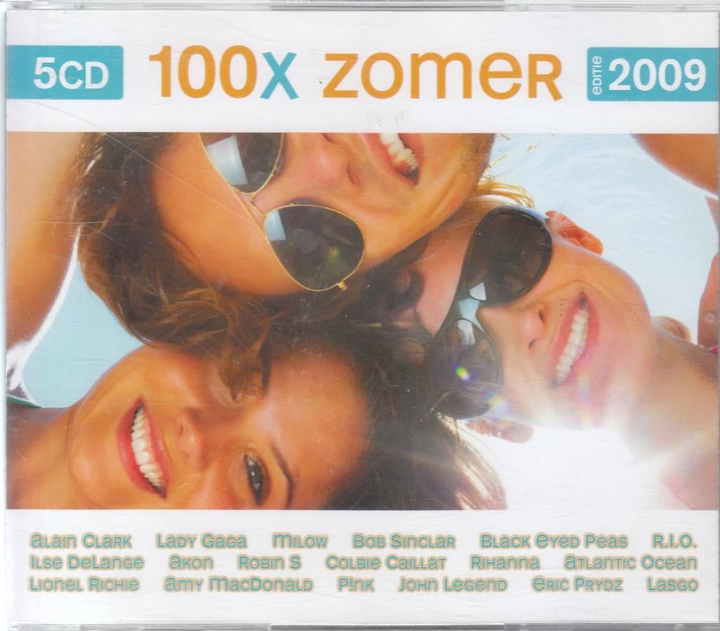 100 x zomer editie 2009 of 2012: Lady Gaga, Black eyed peas, Cd's en Dvd's, Verzenden, Pop