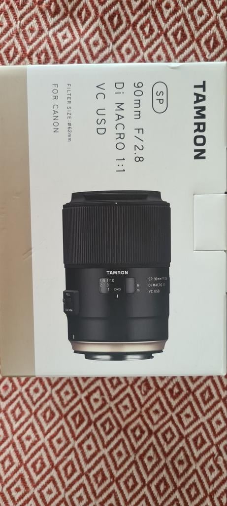 Objectif macro tamron, Ophalen, Canon