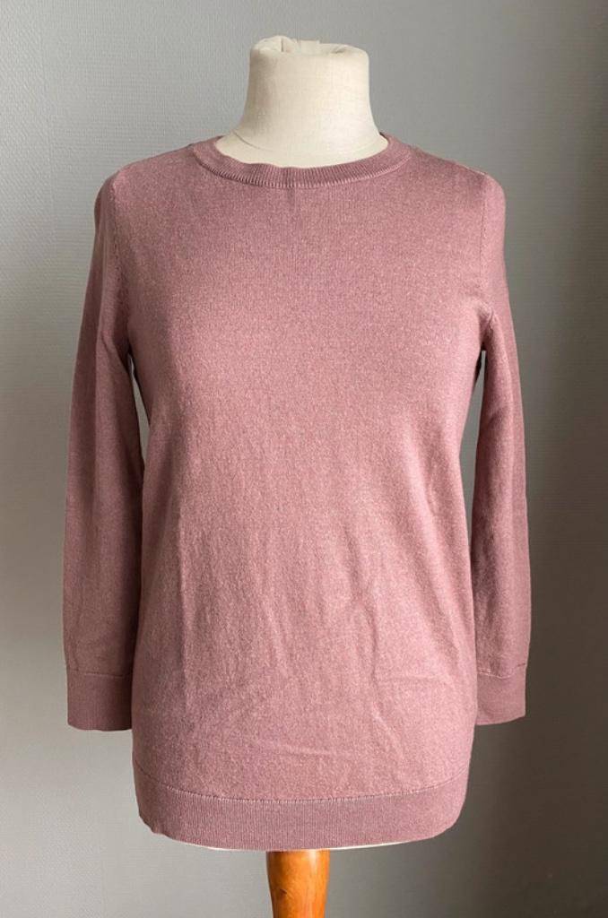 Oudroze wollen trui COS maat XS, COS, Verzenden, Zo goed als nieuw, Roze
