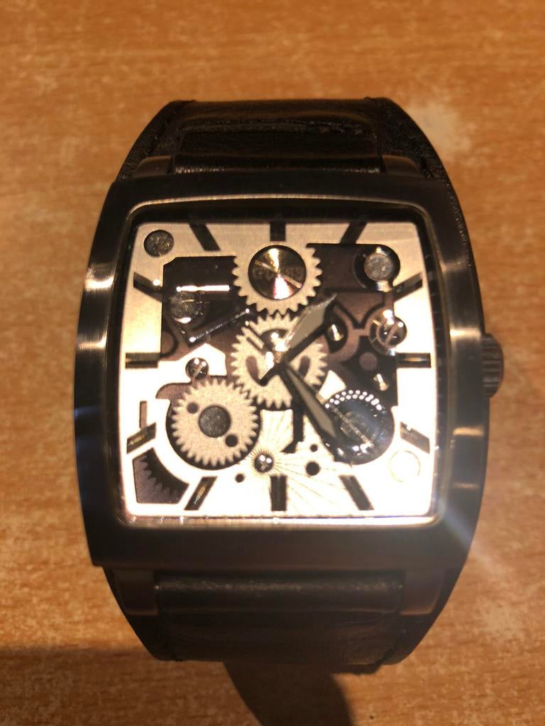 Montre homme guess, Ophalen of Verzenden, Zo goed als nieuw