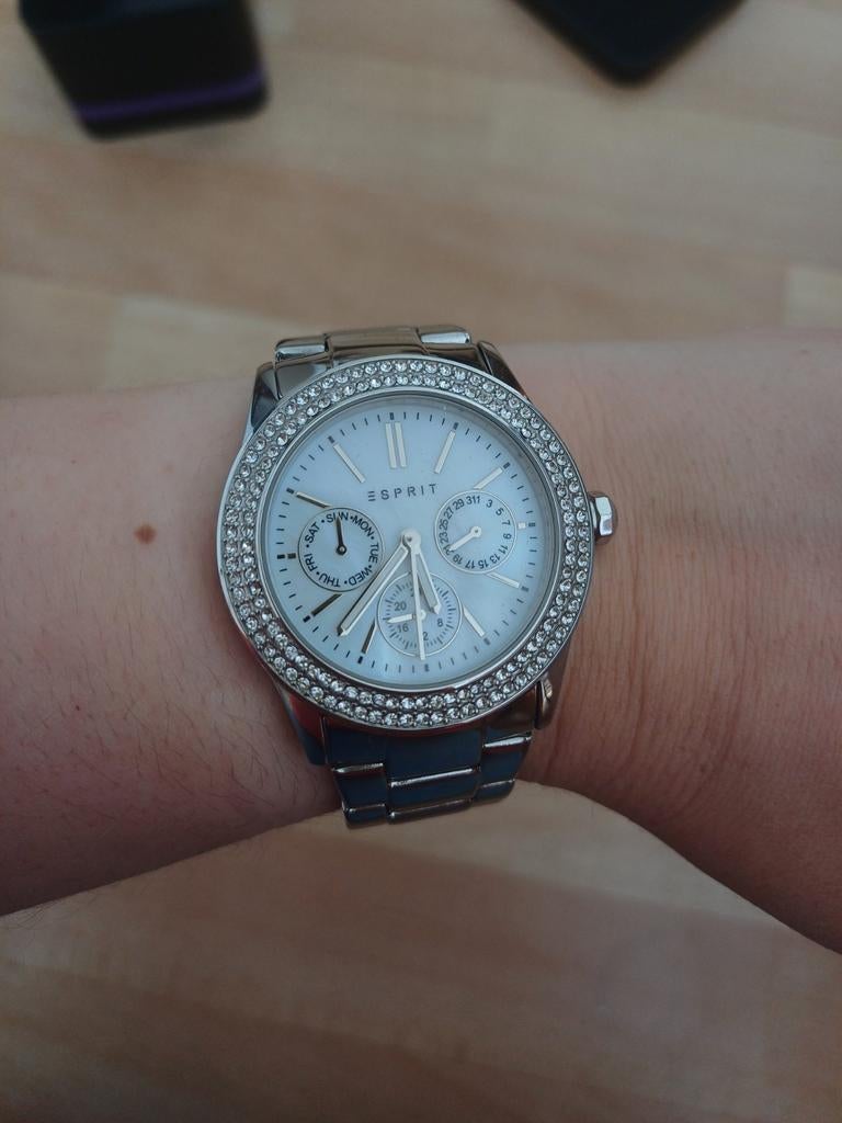 Horloge Esprit, Handtassen en Accessoires, Horloges | Dames, Ophalen of Verzenden, Gebruikt, Esprit