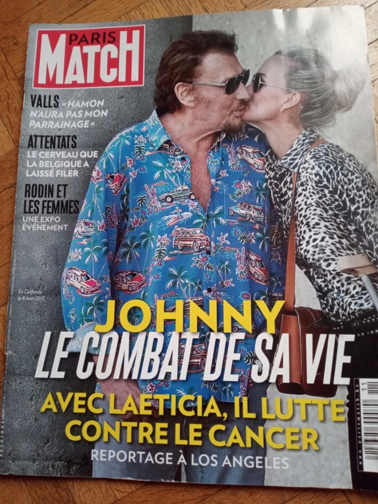 Soir mag paris match Closer ciné télé Revue Johnny Hallyday, Enlèvement
