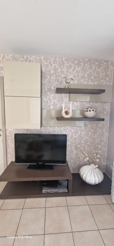tv meubel, Ophalen, 150 tot 200 cm, 25 tot 50 cm, Overige houtsoorten