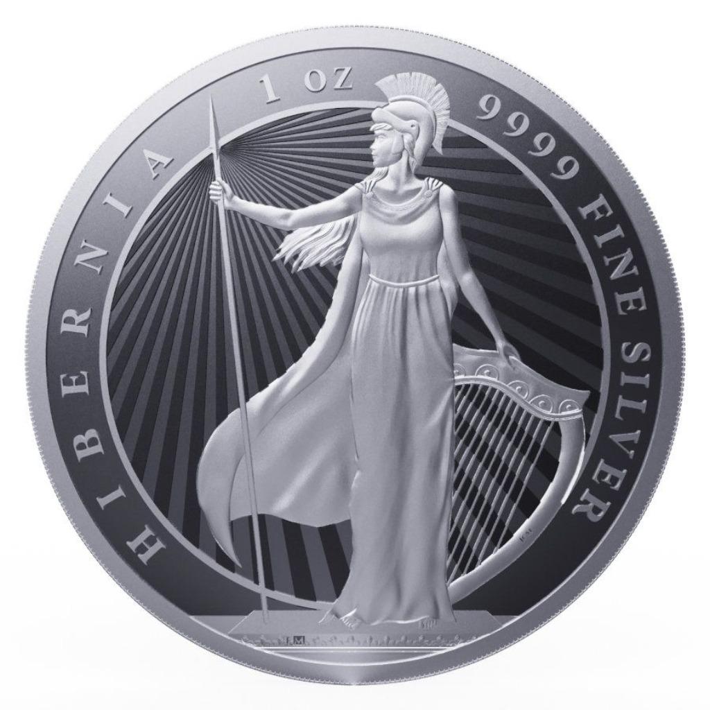 Hibernia 1 Oz zilver - Nieuw Zeeland 2023 - BU in capsule!, Ophalen of Verzenden, Losse munt, Zilver