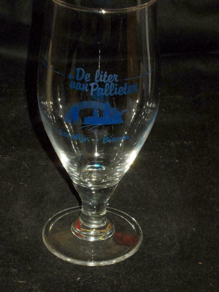 Bierglas.Serafijn.Itegem.De Liter Van Pallieter. D 38, Enlèvement ou Envoi, Comme neuf, Verre ou Verres, Autres marques