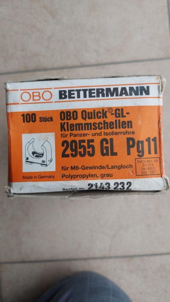 bevestigingen beugels OBO 2955GL PG11  en 2962, Ophalen, Nieuw, Overige typen