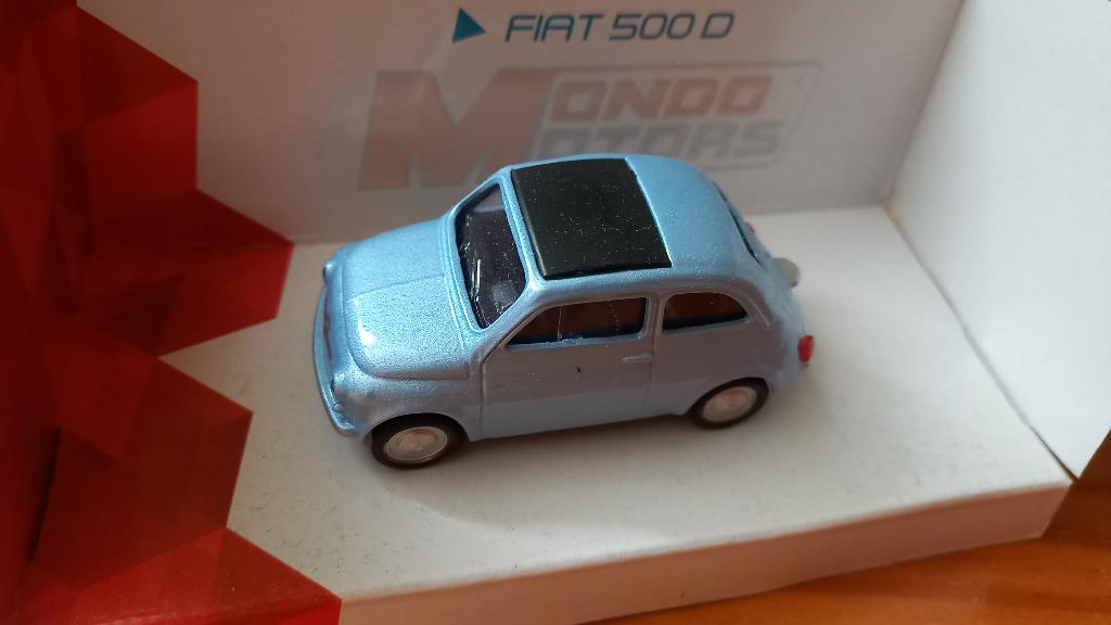 Miniatuurmodel van Fiat 500 Mondo motors, Ophalen, Auto