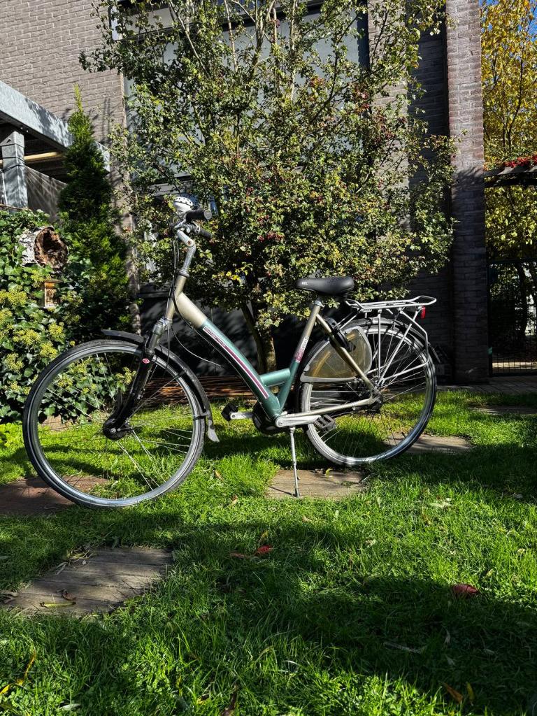 Sparta Marathon 3.0 damesfiets grijs/groen, Fietsen en Brommers, Ophalen, Sparta, Versnellingen, 53 tot 56 cm