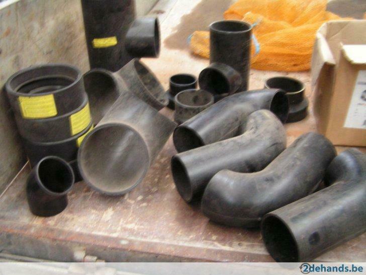 Lot met hulpstukken voor PE afvoer, nieuw, Neuf, Autres types