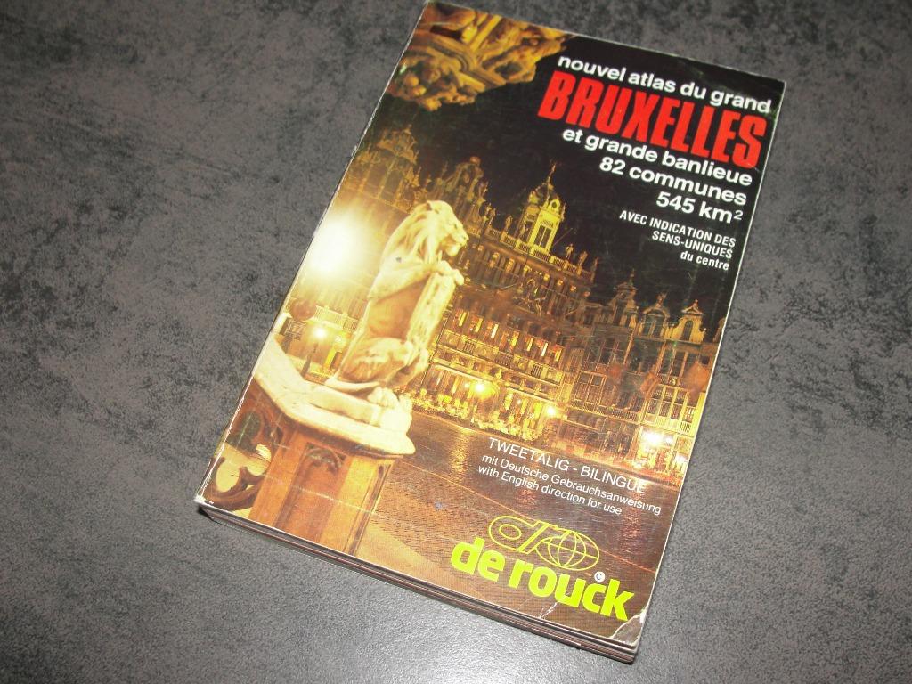 Atlas van Brussel nr 50 R.De Rouck.(Vintage) tweetalig., De Rouck, Nieuw, Ophalen of Verzenden, Landkaart