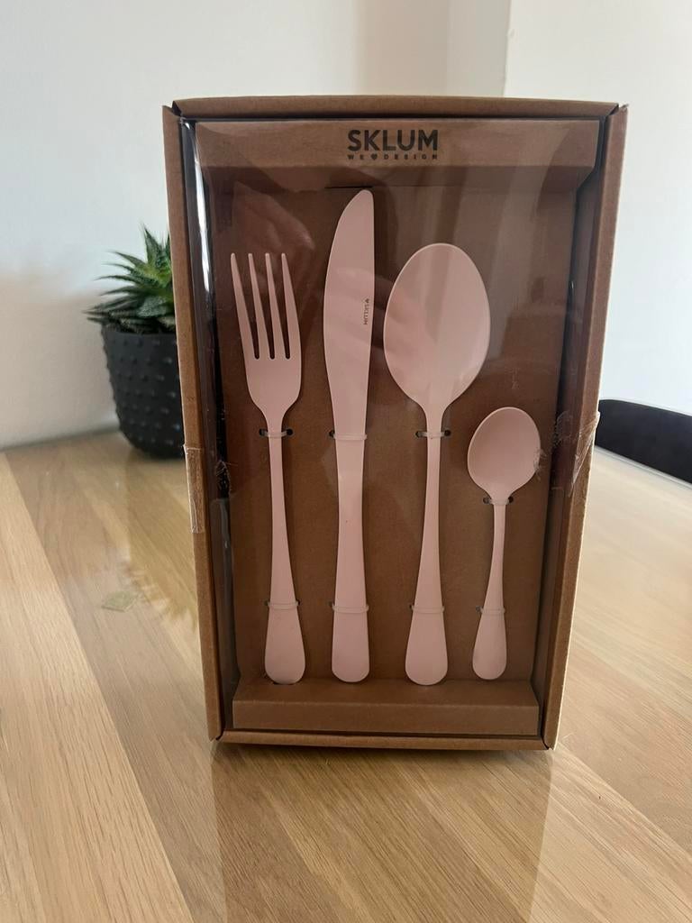 Roze bestek, Enlèvement, Neuf, Inox ou Chrome, Ensemble de couverts