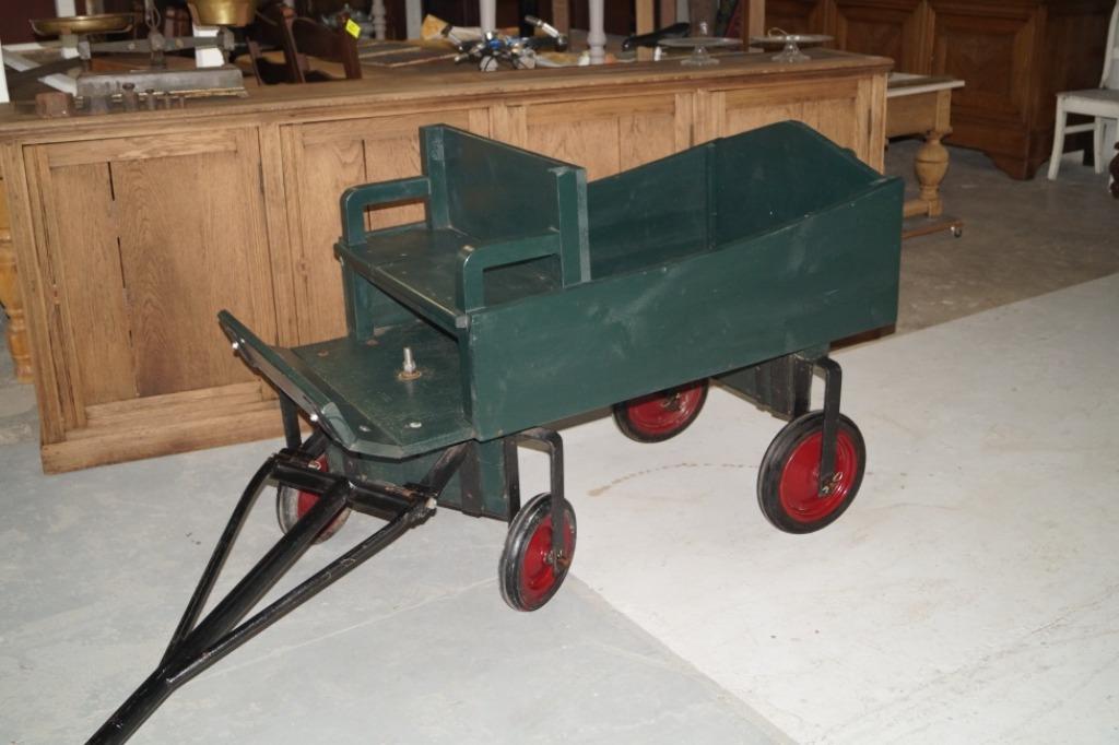 vieux chariot à bornes hollandais encore utilisable Heavy du, Jardin & Terrasse, Enlèvement, Utilisé