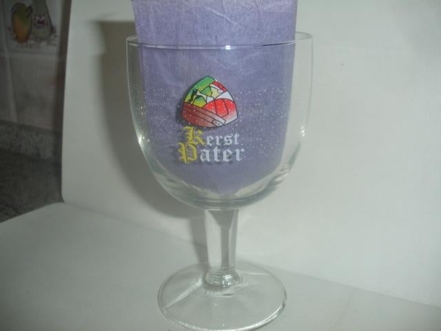 Bierglas Kerst Pater van Pater Lieven, 33cl M21, Enlèvement ou Envoi, Comme neuf, Verre ou Verres, Autres marques