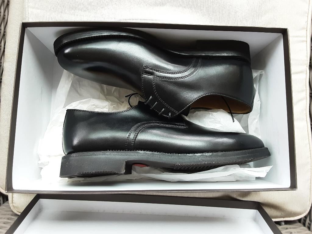 Nieuw met label: lederen heren schoenen maat 42 *Ambiorix*, Kleding | Heren, Schoenen, Ambiorix, Zwart, Nieuw, Ophalen of Verzenden