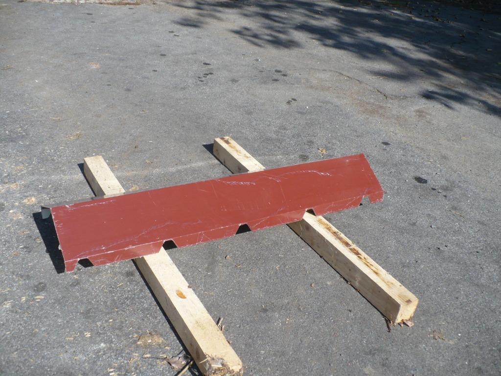 Dakplaten      Nok    Windveer  Nieuw, Doe-het-zelf en Bouw, Nieuw, Minder dan 5 m², Metaal, Rood