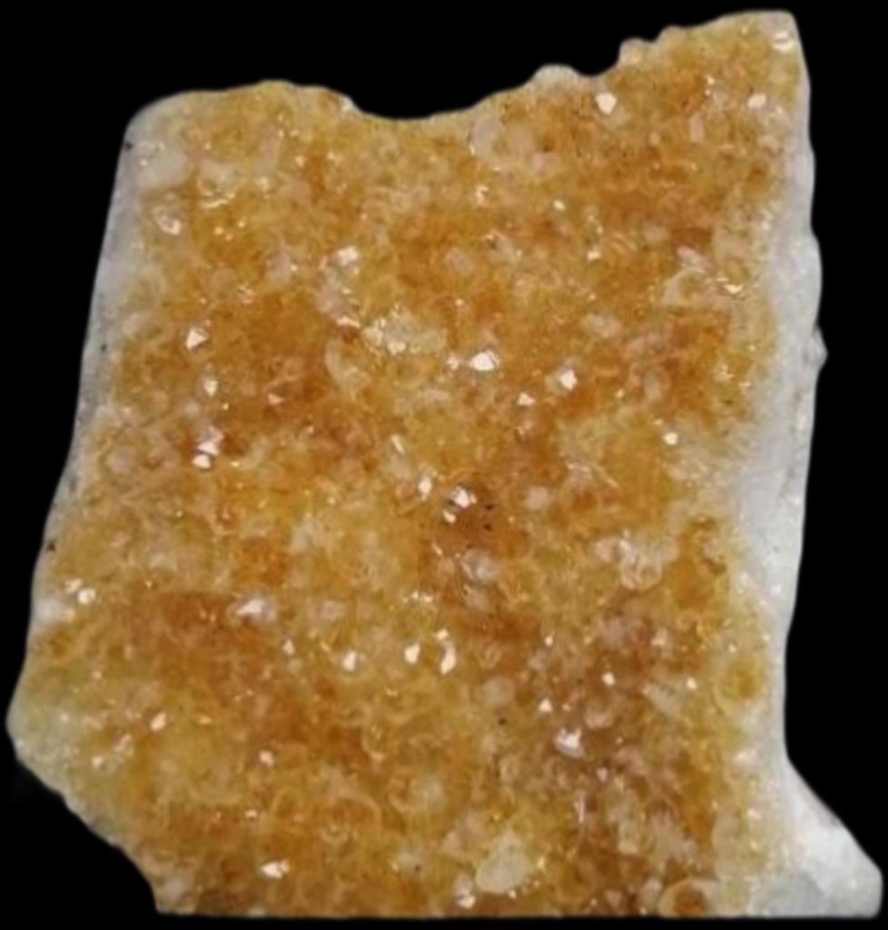 Citrine Kwarts Geode Edelsteen Citrus Amethyst, Envoi