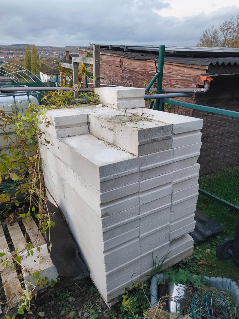 Blocs Ytong 62,5x25x15 – 105 pièces – faire offre, Enlèvement