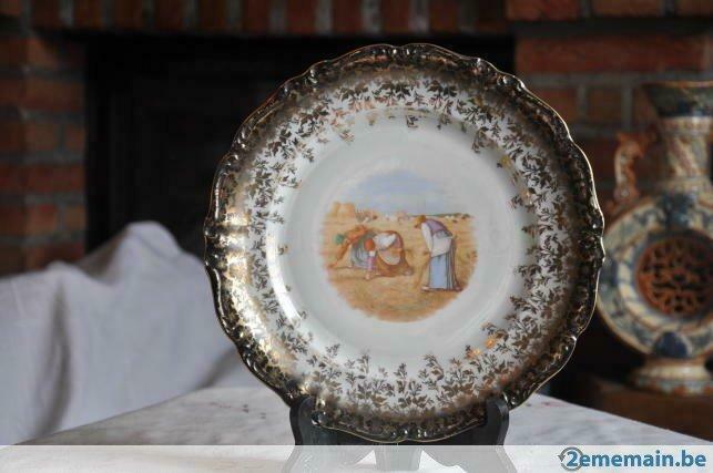 assiette decorative bavaria les glaneuses