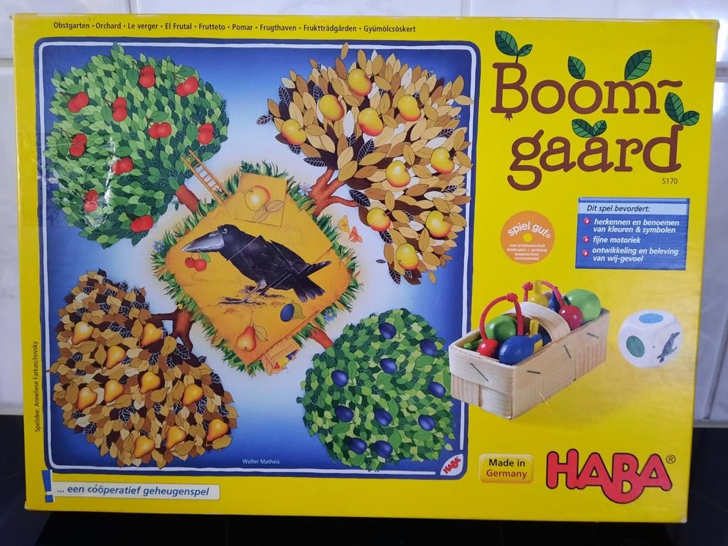 Verschillende haba spellen, Ophalen