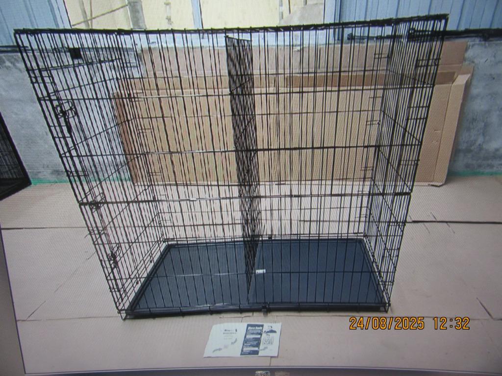 cage chien haute metal noir, Animaux & Accessoires, Accessoires pour chiens, Enlèvement, Neuf