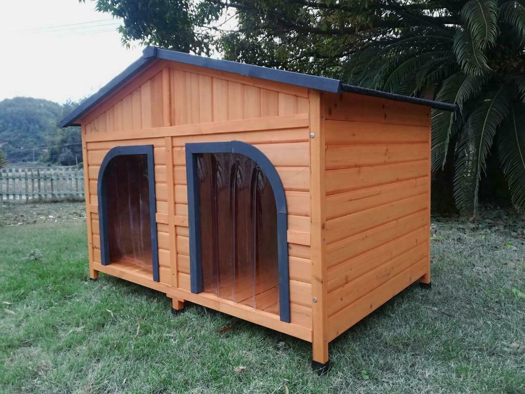 Niche chien XXL niche GEANTE DOUBLE abri chien cabane chien, Animaux & Accessoires, Accessoires pour chiens, Envoi, Neuf