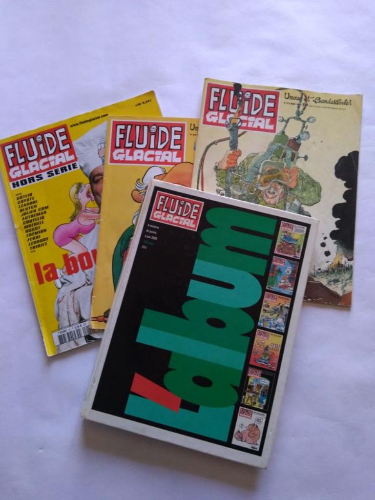 LOT "FLUIDE GLACIAL", Livres, Plusieurs BD, Envoi, Utilisé