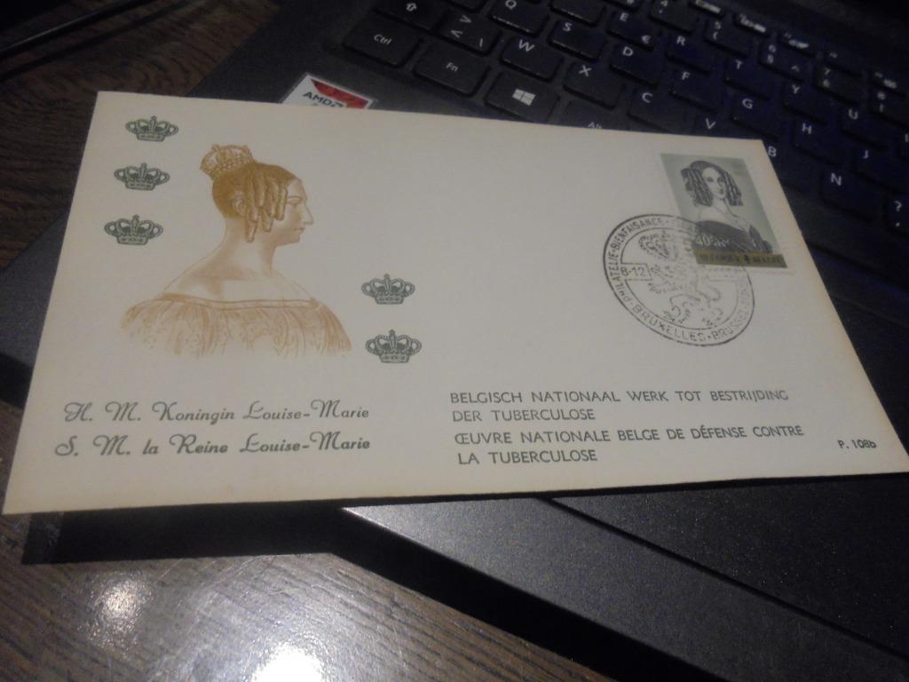 K.Louise Marie FDC, Collections, Enlèvement ou Envoi, Comme neuf, Timbre(s) ou Monnaie(s)