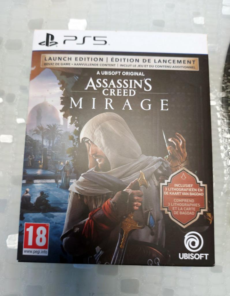Assassin Creed Mirage - PS5 (Launch Edition), Consoles de jeu & Jeux vidéo, Enlèvement ou Envoi, Comme neuf