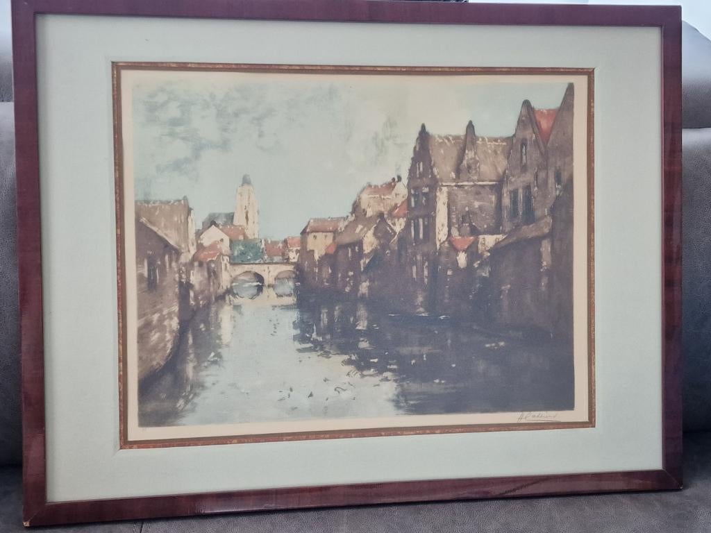 Henry cassiers, Antiquités & Art, Art | Eaux-fortes & Gravures, Enlèvement ou Envoi